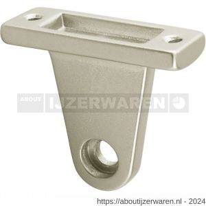 Hermeta 3522 leuninghouder zadel voor vlakke leuning nieuw zilver EAN sticker - W20100982 - afbeelding 1