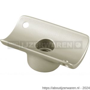 Hermeta 3526 leuninghouder zadel type 7 R=20 mm nieuw zilver EAN sticker - W20100994 - afbeelding 1