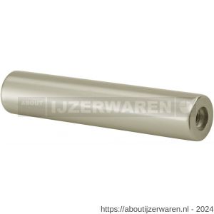 Hermeta 3533 leuninghouder zuil D=20 mm L=100 mm 2x M8 nieuw zilver EAN sticker - W20101014 - afbeelding 1