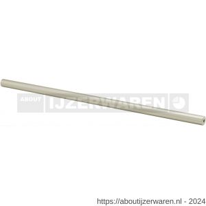 Hermeta 3538 leuninghouder zuil D=20 mm L=550 mm gat 6,5 mm nieuw zilver EAN sticker - W20101034 - afbeelding 1