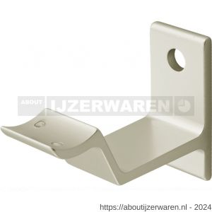 Hermeta 3543 leuninghouder holzadel stokschroef nieuw zilver - W20101776 - afbeelding 1