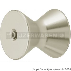 Hermeta 3585 Diabolo leuning afstandhouder nieuw zilver EAN sticker - W20100827 - afbeelding 1