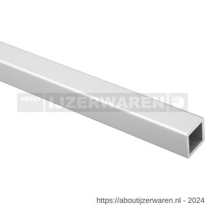 Hermeta 3650 koker doorvalbeveiliging 28x28x3,5 mm aluminium mat naturel per meter - W20100075 - afbeelding 1