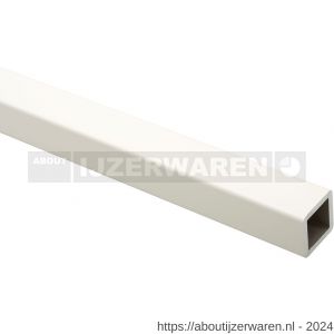 Hermeta 3650 koker doorvalbeveiliging 28x28x3,5 mm alumuminium 600 cm wit - W20102089 - afbeelding 1