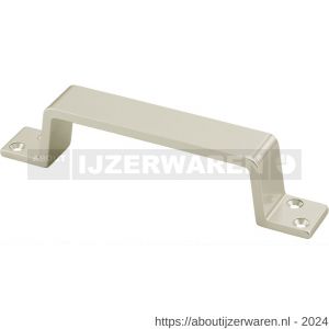 Hermeta 4204 hand- en meubelgreep 170 mm opschroevend nieuw zilver EAN sticker - W20101129 - afbeelding 1