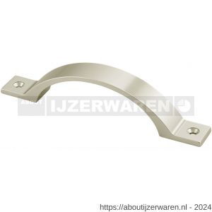 Hermeta 4223 hand- en meubelgreep 160 mm opschroevend nieuw zilver EAN sticker - W20101148 - afbeelding 1