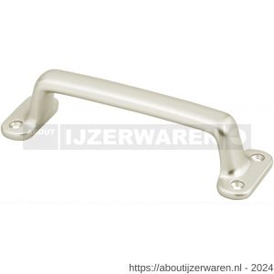 Hermeta 4256 hand- en meubelgreep 140 mm opschroevend nieuw zilver - W20101176 - afbeelding 1