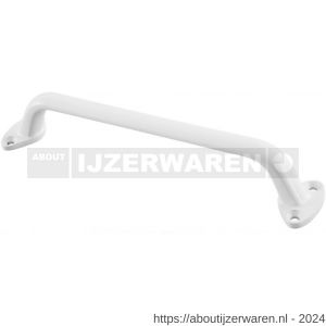 Hermeta 4268 hand- en meubelgreep 300 mm opschroevend wit EAN sticker - W20101936 - afbeelding 1