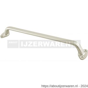 Hermeta 4270 hand- en meubelgreep 400 mm opschroevend nieuw zilver EAN sticker - W20101198 - afbeelding 1