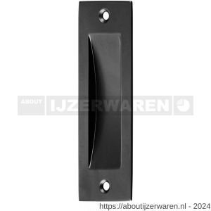 Hermeta 4556 schuifdeurkom 120x40 mm recht zwart EAN sticker - W20101400 - afbeelding 1