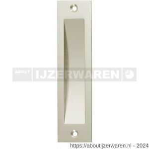 Hermeta 4558 schuifdeurkom 150x40 mm recht nieuw zilver - W20100192 - afbeelding 1