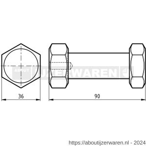 Hermeta X'Tenz X002 haak Ctrl Bolt XL handdoekhaak mat zwart - W20101750 - afbeelding 2