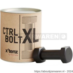 Hermeta X'Tenz X002 haak Ctrl Bolt XL handdoekhaak mat zwart - W20101750 - afbeelding 3