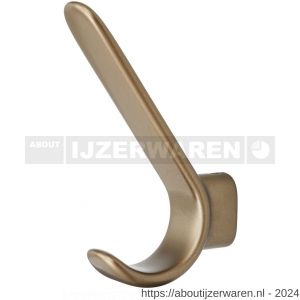 Hermeta X'Tenz X003 garderobe hoed- en jashaak enkel J'é brons - W20101755 - afbeelding 1