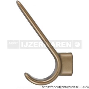 Hermeta X'Tenz X003 garderobe hoed- en jashaak enkel J'é brons - W20101755 - afbeelding 3