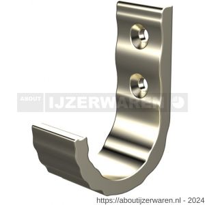 Hermeta X'Tenz X004 Wild Extrusion nummer 1 handdoekhaak large nieuw zilver - W20101763 - afbeelding 1