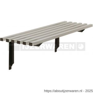 Hermeta 3000 bankprofiel 25x30 mm mat naturel per meter - W20101036 - afbeelding 3