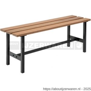 Hermeta 3007 zitbank zitdeel hout 90x25 mm meranti hardhout per meter - W20101350 - afbeelding 4