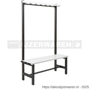Hermeta 3075 zitbank banksteun Gardelux type 5 Gardelux vrijstaand zwart - W20101356 - afbeelding 5