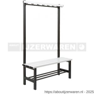 Hermeta 3010 zitbank schoenenrek 97 cm zwart - W20101353 - afbeelding 7