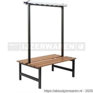 Hermeta 3076 zitbank banksteun Gardelux type 6 Gardelux vrijstaand zwart - W20101357 - afbeelding 4