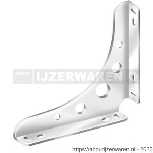 Vormann plankdrager Delta Line 200x200 mm wit - W51000137 - afbeelding 1