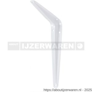 Vormann plankdrager geperst 100x125 mm wit - W51000045 - afbeelding 1