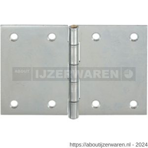 Vormann scharnier 60x90x1,4 mm verzinkt - W51000105 - afbeelding 1