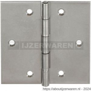 Vormann scharnier 50x50 mm RVS - W51000107 - afbeelding 1