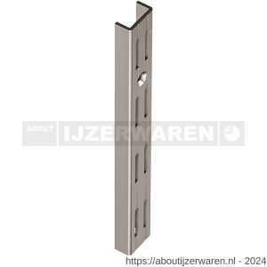 Vormann wandrail 32 mm staal dubbel 2000 mm wit - W51000050 - afbeelding 1