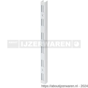 Vormann wandrail 32 mm staal dubbel 1000 mm wit - W51000051 - afbeelding 1