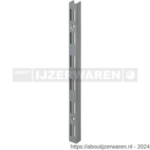 Vormann wandrail 32 mm staal dubbel 2000 mm grijs - W51000121 - afbeelding 1