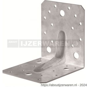 Vormann hoekverbinder 70x70x55x2,5 mm RVS - W51000053 - afbeelding 1