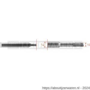 Rotec 215 SDS Plus steekbeitel 10x165 mm - W50903494 - afbeelding 1