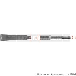 Rotec 216 SDS Plus patentvoegbeitel lang 32x200x7 mm - W50903587 - afbeelding 1