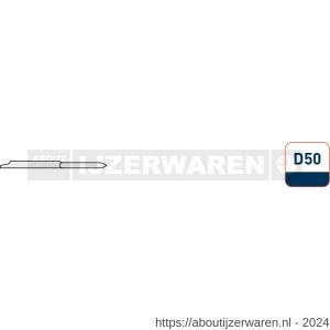 Grattec 450.5-GT-D50 mini schraap ontbraammes type D50 GT-D50 set 10 stuks - W50906725 - afbeelding 1