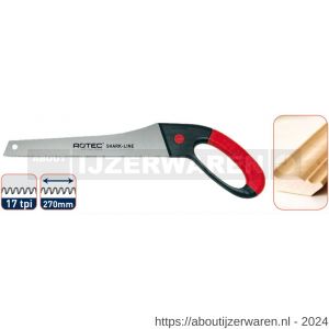 Rotec 503-SL3 Shark-Line handzaag SL3 L=270 mm 17 TPI - W50906771 - afbeelding 1