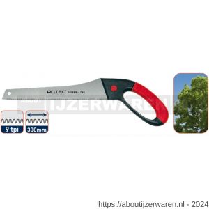 Rotec 503-SL4 Shark-Line handzaag SL4 L=300 mm 9 TPI - W50906772 - afbeelding 1