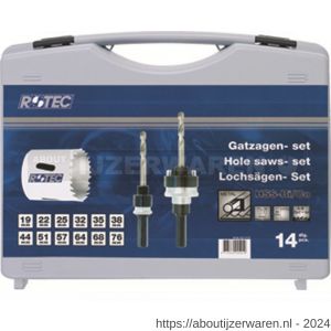 Rotec 527 gatzagenset 527 Allround 14 delig diameter 19-76 mm - W50907294 - afbeelding 2