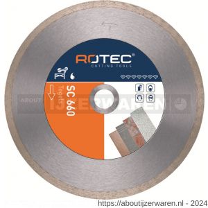 Rotec 700 diamantzaagblad Tegel Cobra 7-SC 660 350x2,6x25,4 mm - W50909604 - afbeelding 1