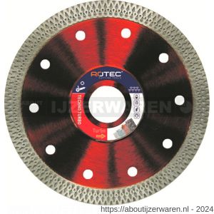 Rotec 704T diamantzaagblad Techno Turbo 115x1,4x22,2 mm - W50909644 - afbeelding 1