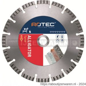 Rotec 705 diamantzaagblad Alligator 7 diameter 125x2,4x25,4 mm - W50909664 - afbeelding 1