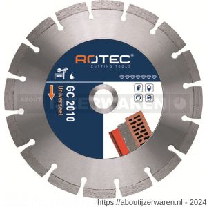 Rotec 710 diamantzaagblad Orca 7 GC 2010 180x2,4x22,2 mm - W50909716 - afbeelding 1