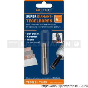 Rotec 758 diamanttegelboor 758 nat diameter 8x30 mm - W50909923 - afbeelding 1