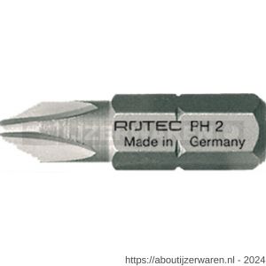 Rotec 800 schroefbit Basic C6.3 Phillips PH 0x25 mm set 10 stuks - W50910426 - afbeelding 1