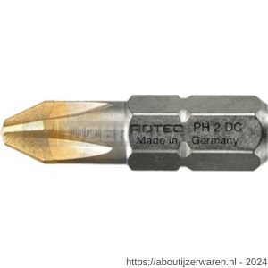 Rotec 800 schroefbit Diamond C6.3 Phillips PH 2x25 mm set 10 stuks - W50910439 - afbeelding 1