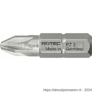 Rotec 803 schroefbit Basic C6.3 Pozidriv PZ 1x25 mm set 10 stuks - W50910471 - afbeelding 1