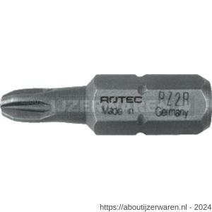 Rotec 803 schroefbit Basic C6.3 Pozidriv PZ 2Rx25 mm gereduceerd set 10 stuks - W50910474 - afbeelding 1