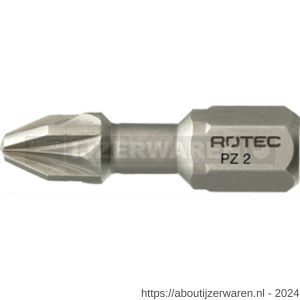 Rotec 804 torsionbit Basic C6.3 Pozidriv PZ 3x25 mm set 10 stuks - W50910487 - afbeelding 1