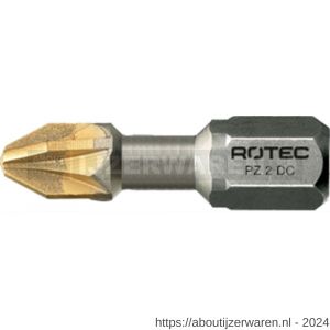 Rotec 804 schroefbit Diamond C6.3 Pozidriv PZ 1x25 mm diamant set 10 stuks - W50910494 - afbeelding 1